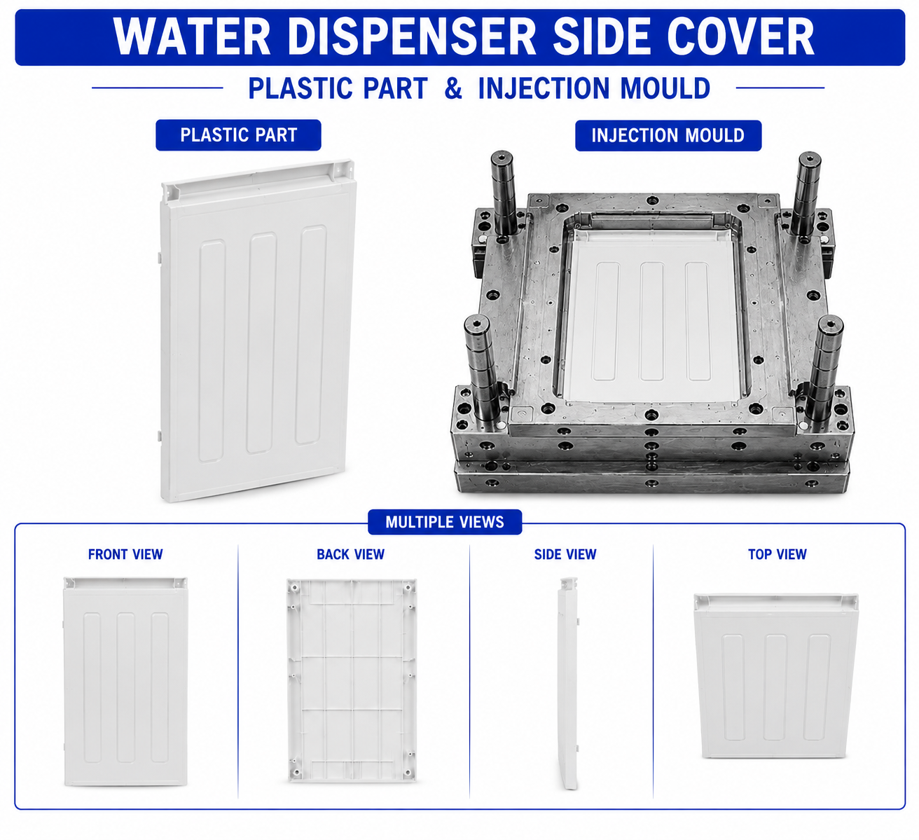Water Dispenser Plastic Side Cover
